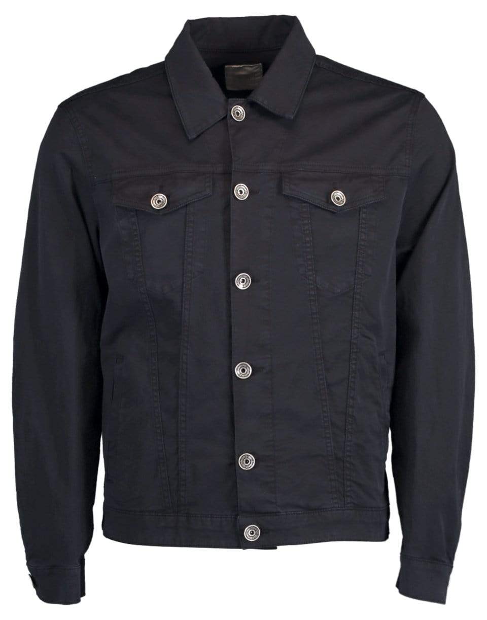 Cotton Button Front Jacket MENSCLOTHINGSHIRT ELEVENTY   