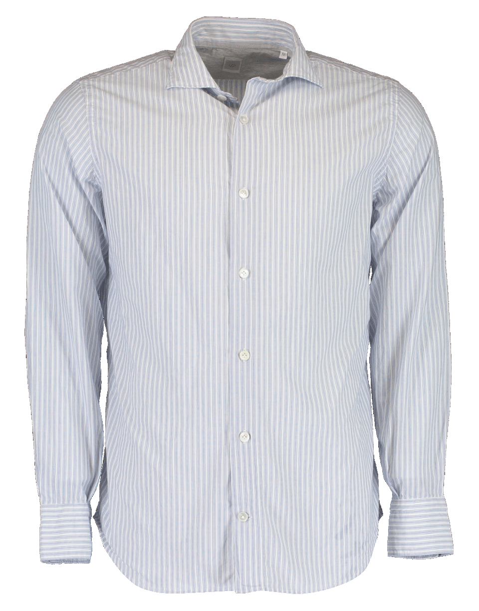 Cotton Double Striped Shirt MENSCLOTHINGSHIRT ELEVENTY   