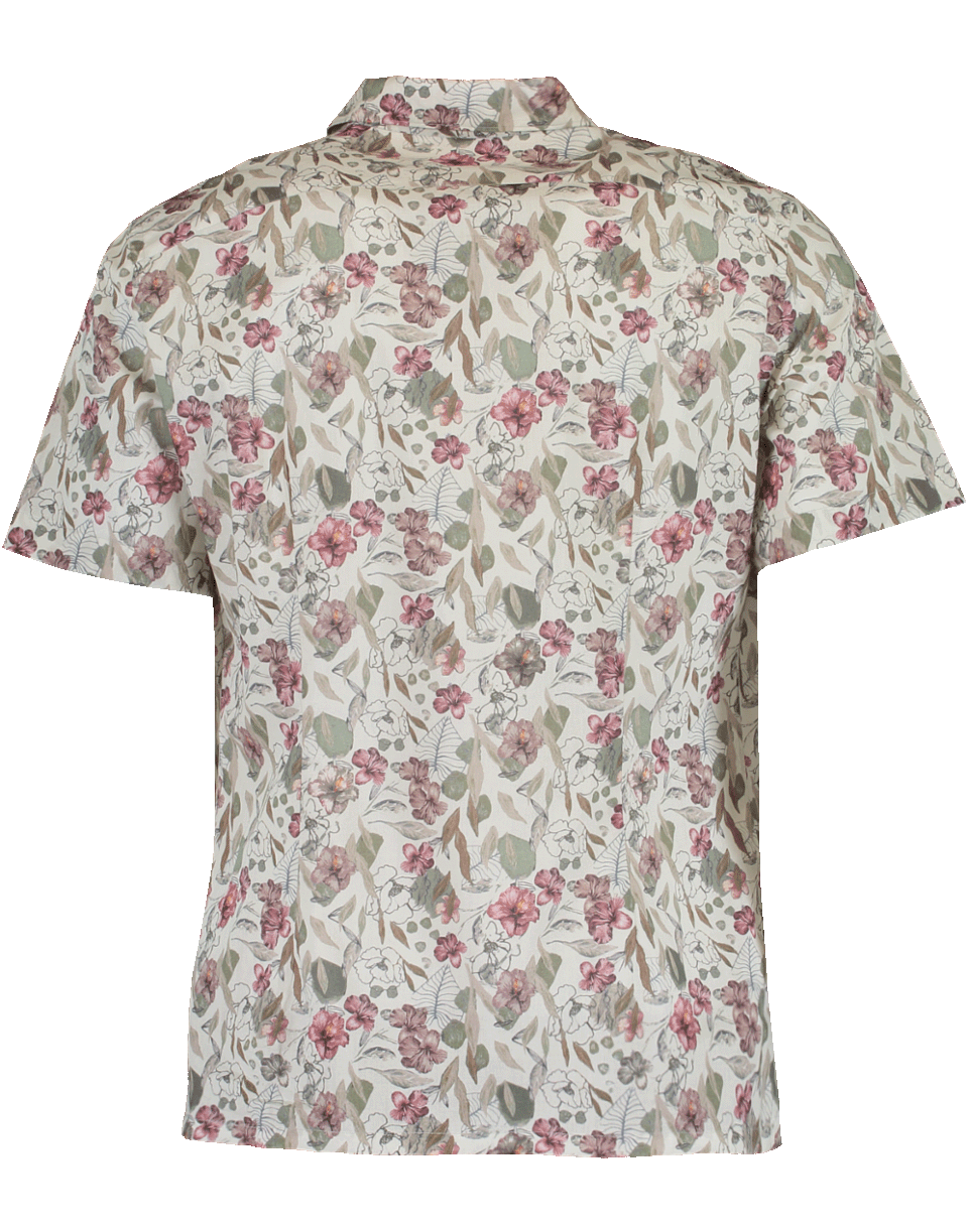 ELEVENTY-Floral Bowling Shirt-