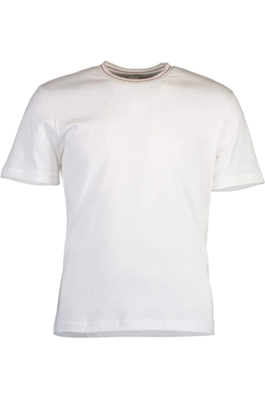 Bianco Round Neck Triangle Stitch T-Shirt MENSCLOTHINGTEE ELEVENTY   