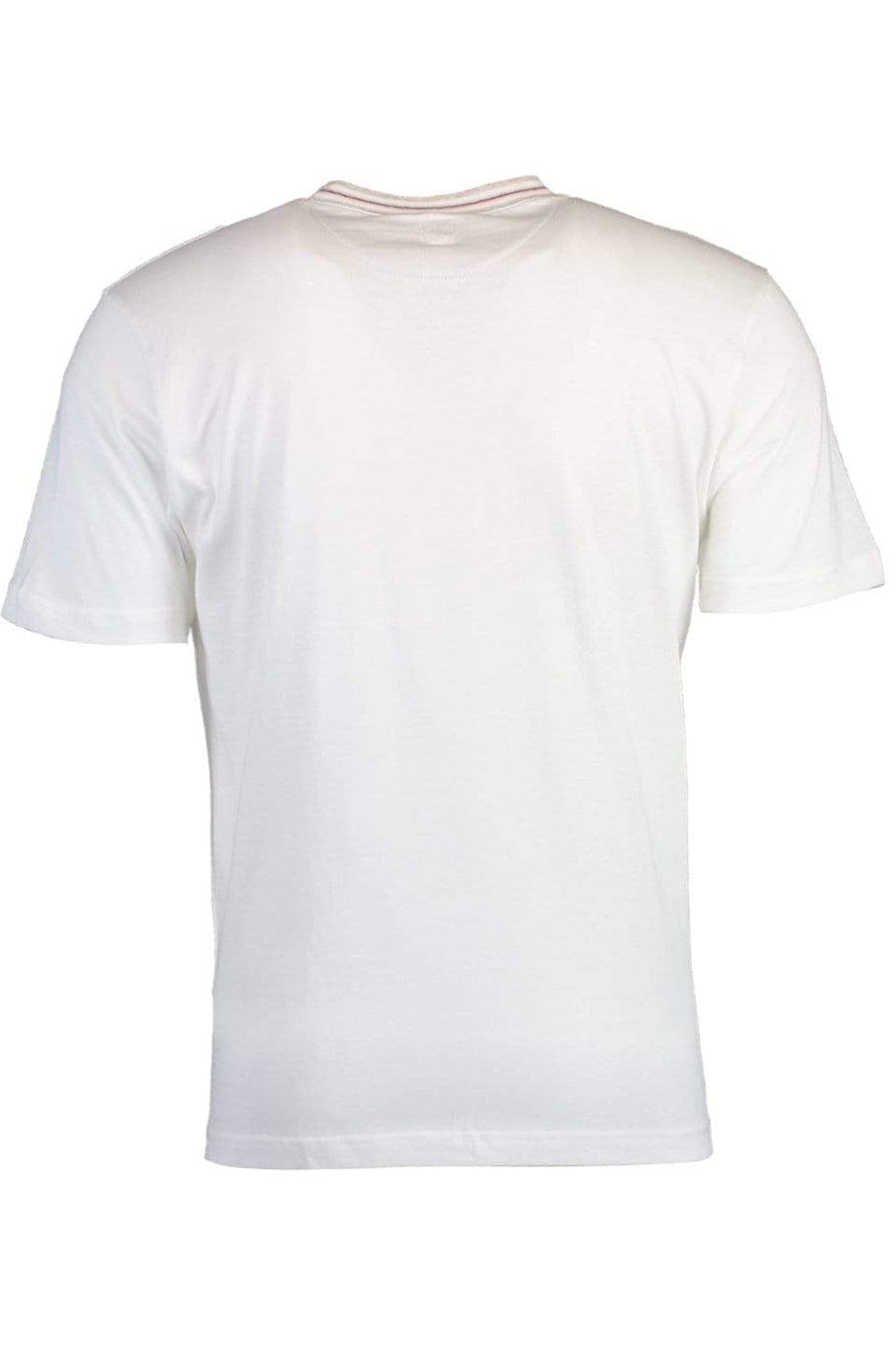 Bianco Round Neck Triangle Stitch T-Shirt MENSCLOTHINGTEE ELEVENTY   