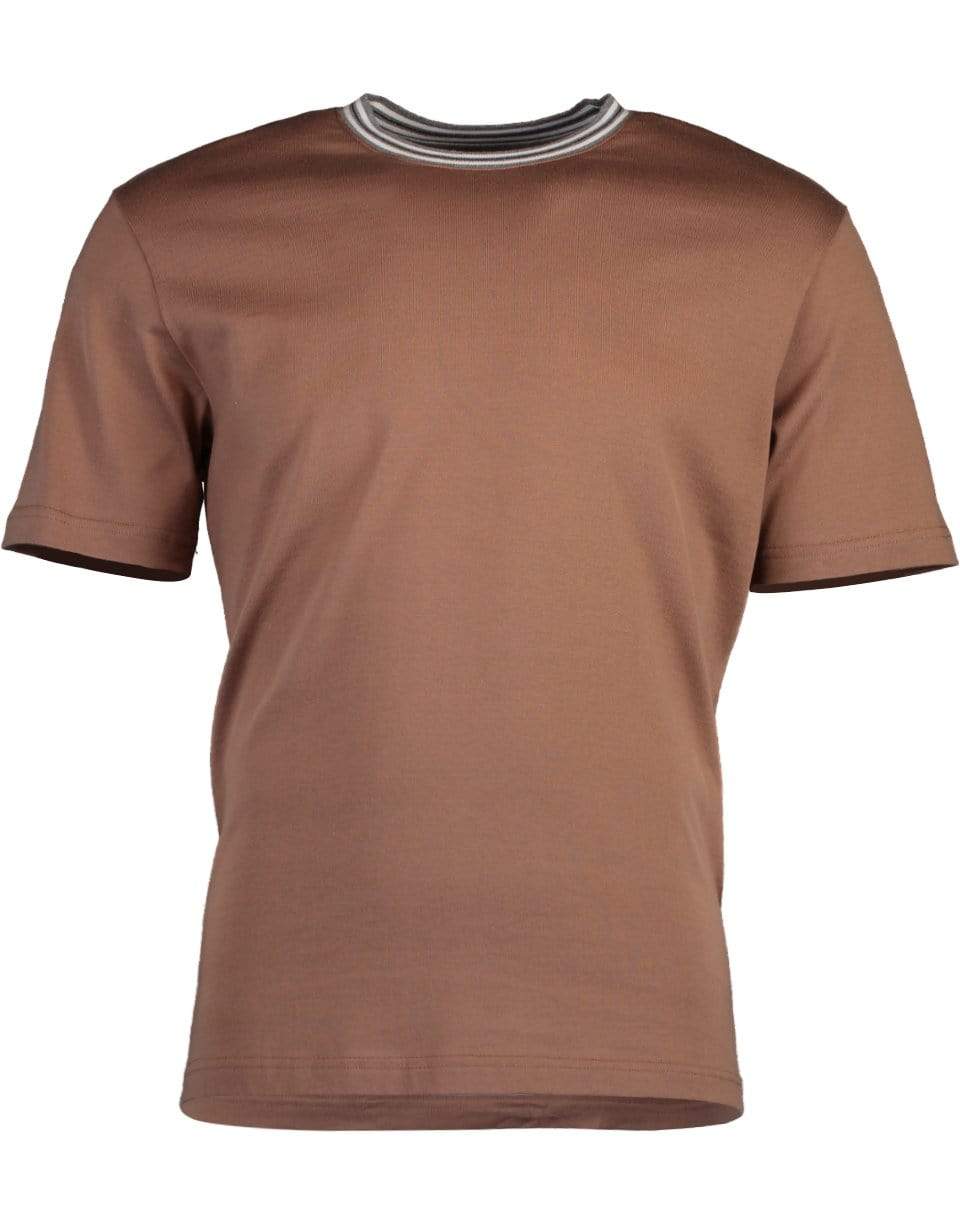Cammelo Round Neck Triangle Stitch T-Shirt MENSCLOTHINGTEE ELEVENTY   