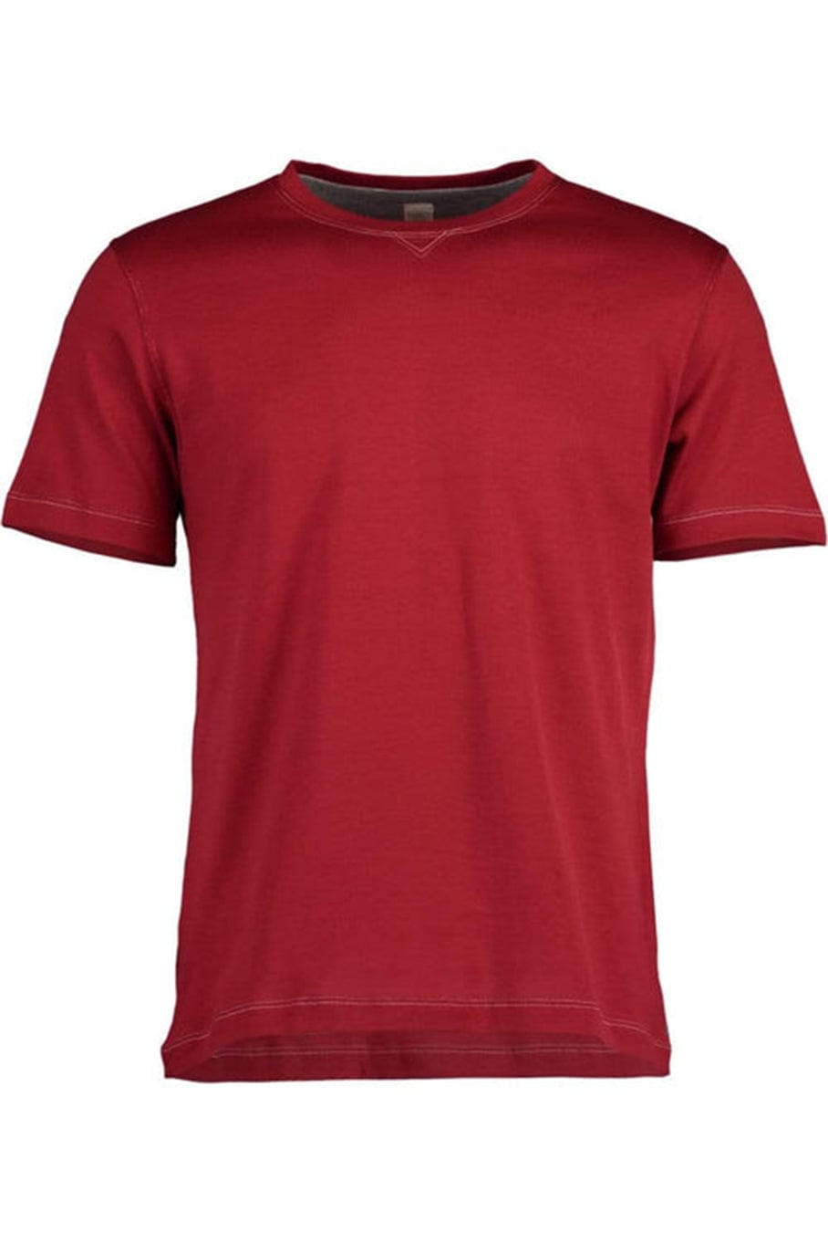 Red Crewneck T-Shirt MENSCLOTHINGTEE ELEVENTY   