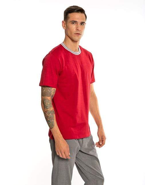 Rosso Round Neck T-Shirt MENSCLOTHINGTEE ELEVENTY   