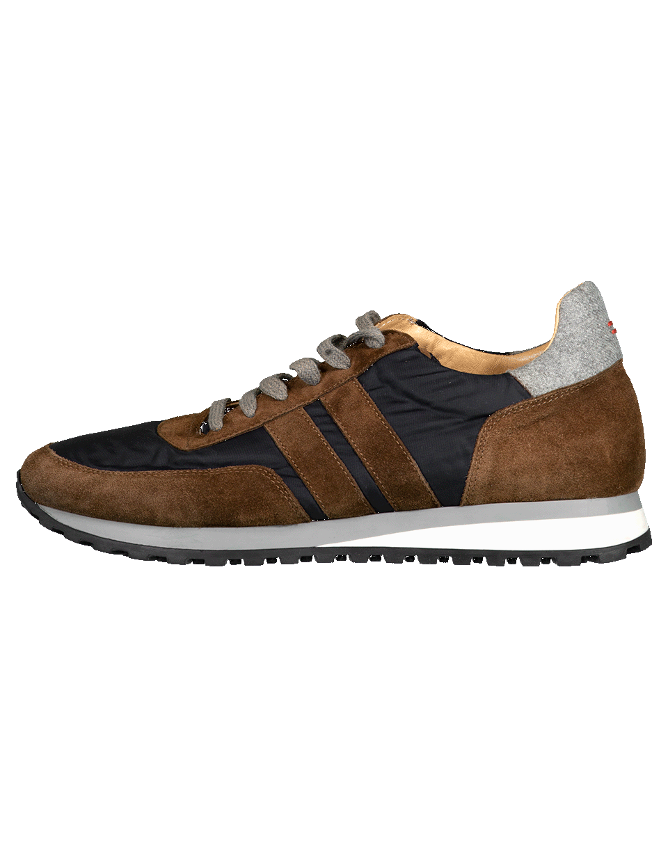 Suede and Nylon Sneakers MENSSHOECASUAL ELEVENTY   