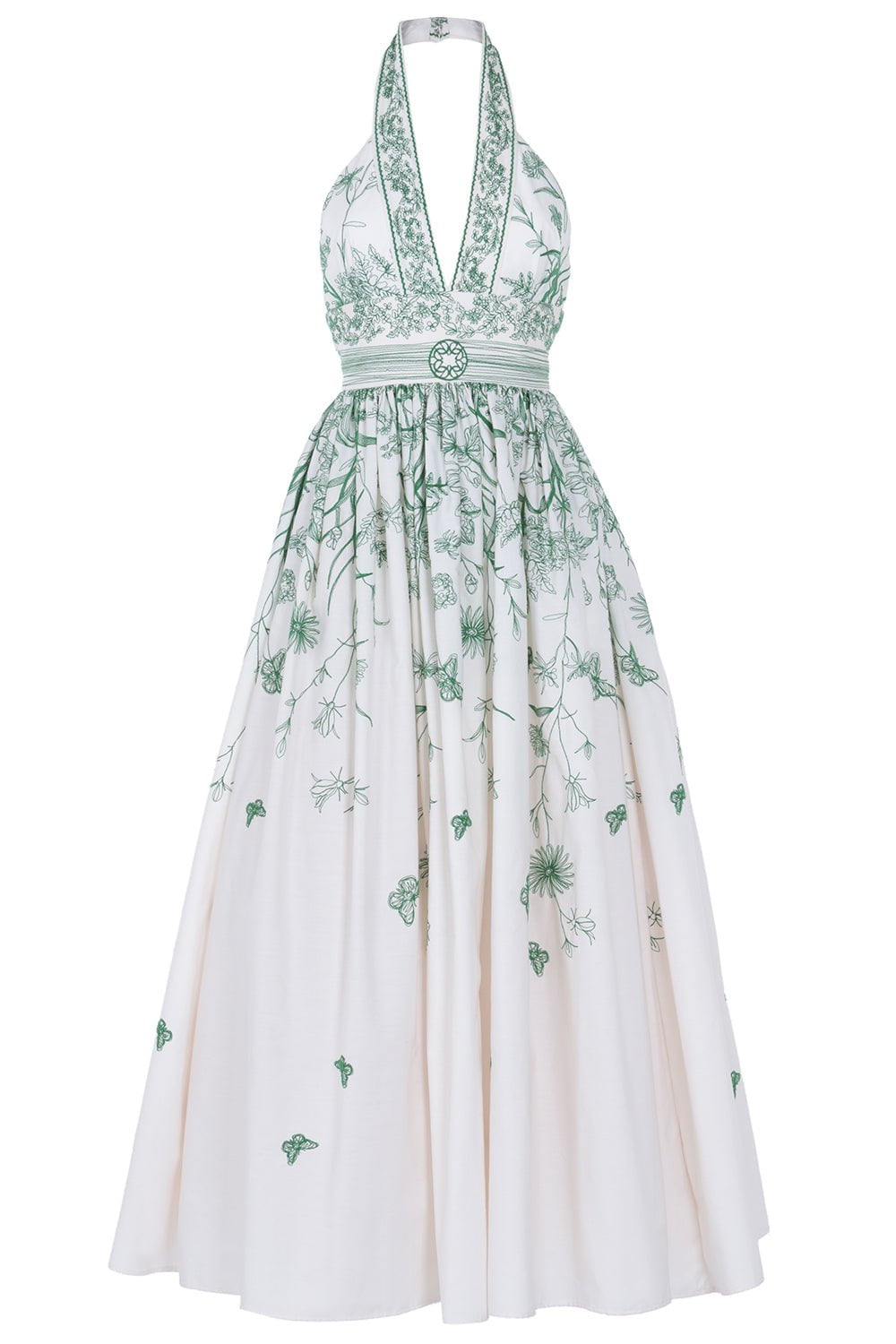 Embroidered Midi Dress CLOTHINGDRESSCASUAL ELIE SAAB   