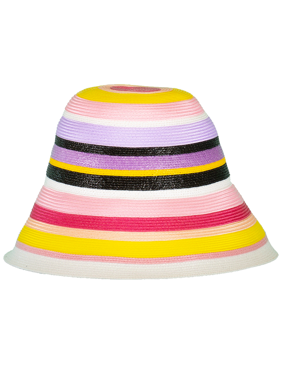 EMILIO PUCCI-Multi Color Striped Hat-YELLOW