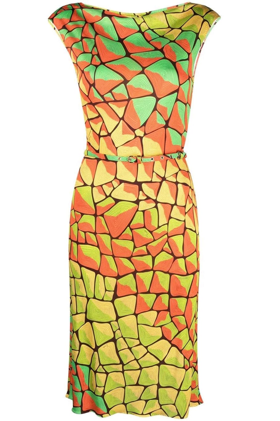 EMILIO PUCCI-Eco Jersey Crepe Dress With Belt-