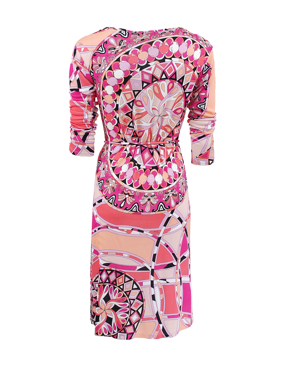 Long Sleeve Fitted Capri Dress With Belt CLOTHINGDRESSCASUAL EMILIO PUCCI   