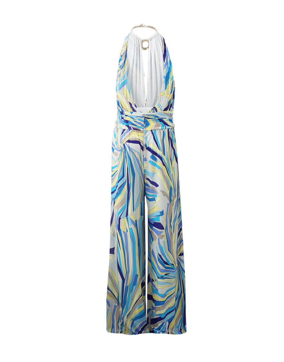EMILIO PUCCI-Jumpsuit With Open Back-GREY