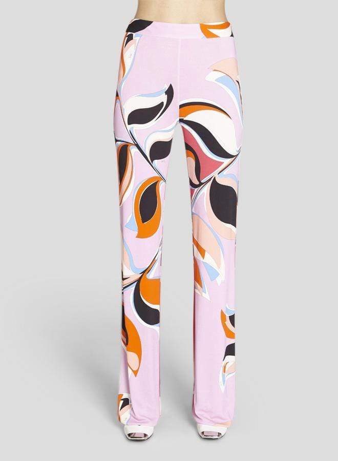 EMILIO PUCCI-Printed Straight Leg Trouser-