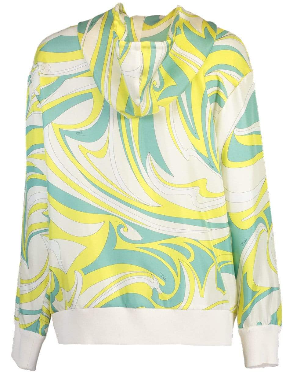 EMILIO PUCCI-Long Sleeve Hooded Top-