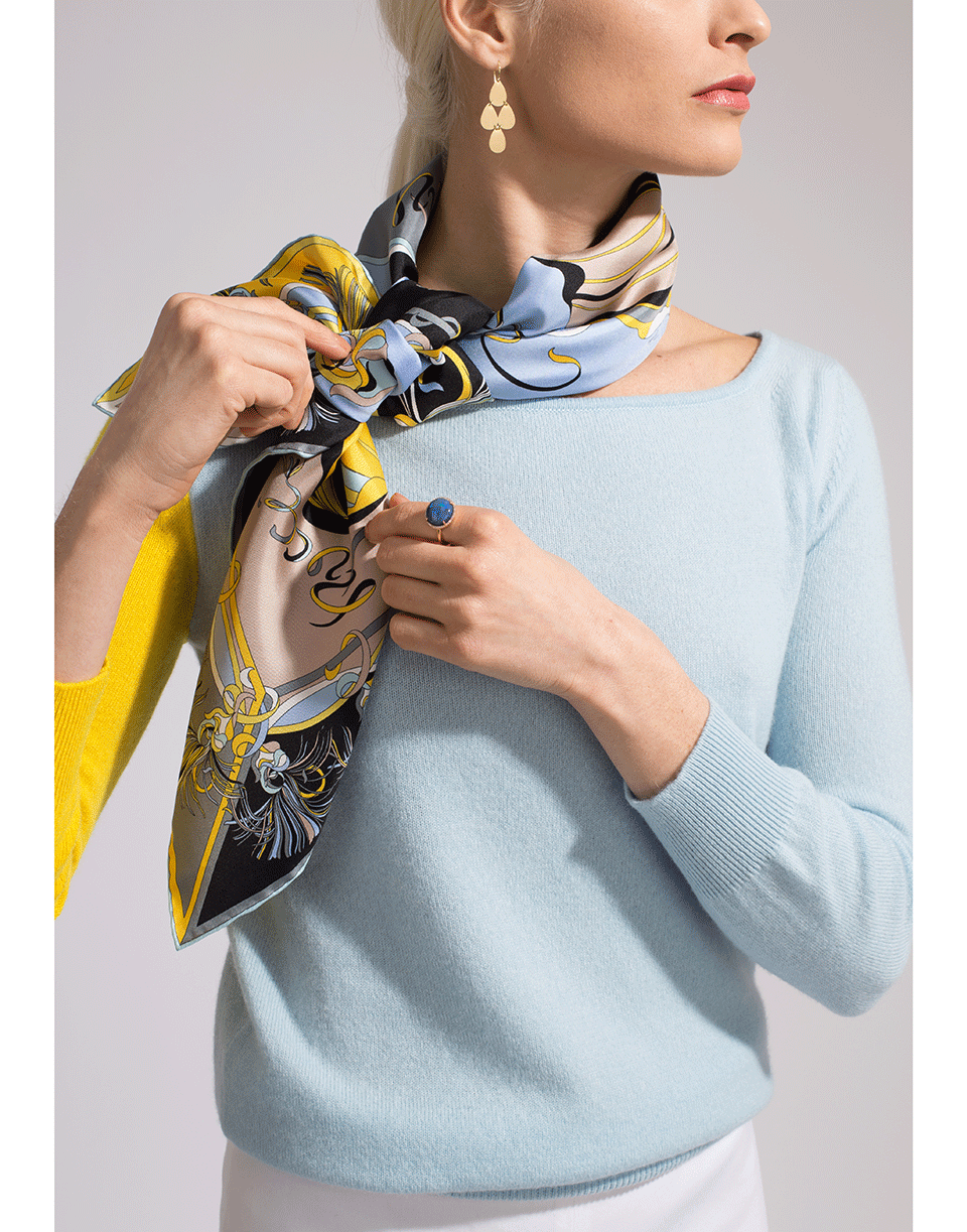 EMILIO PUCCI-Bi-Color Knit Pullover-