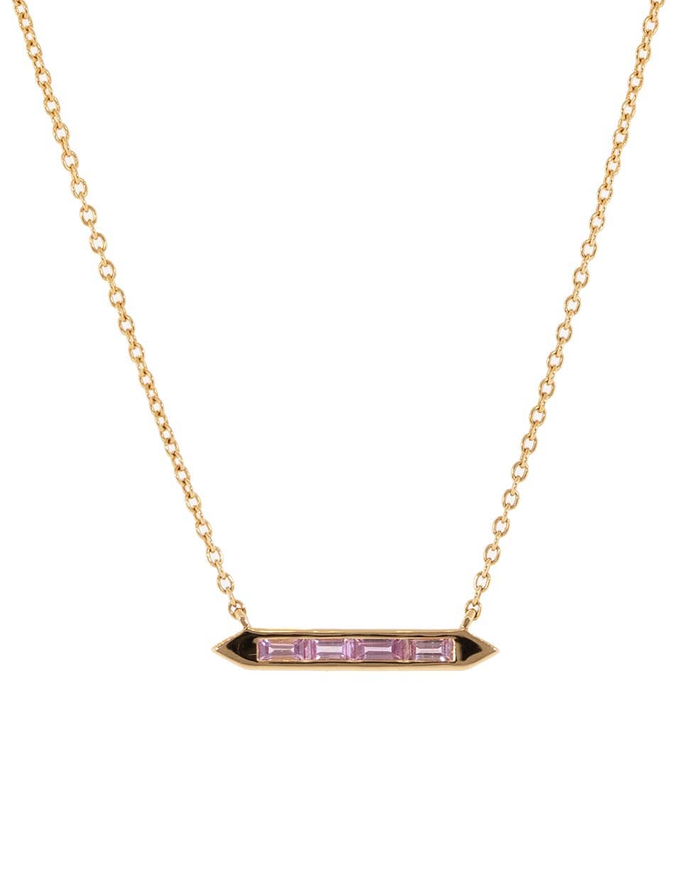 Pink Sapphire Line Necklace JEWELRYFINE JEWELNECKLACE O EMILY P WHEELER   