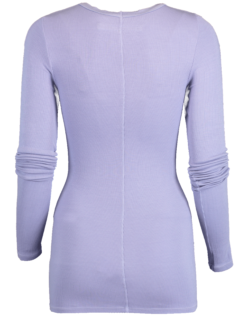 ENZA COSTA-Fitted Ribbed Top-