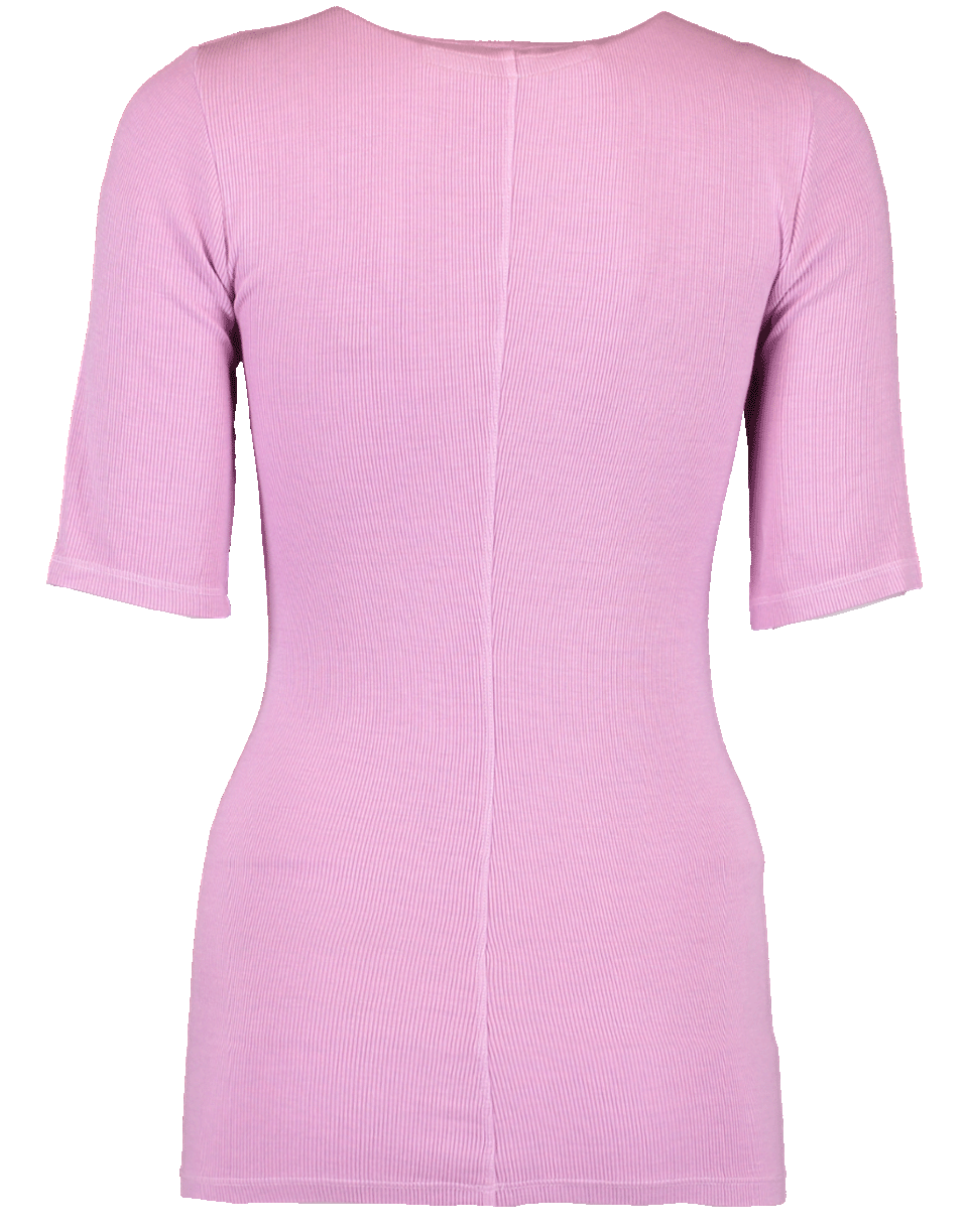 Ribbed Fitted Tee CLOTHINGTOPT-SHIRT ENZA COSTA   