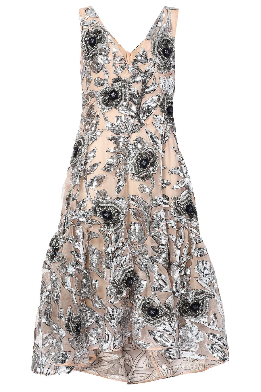Eberta Floral Sequin Dress – Marissa Collections