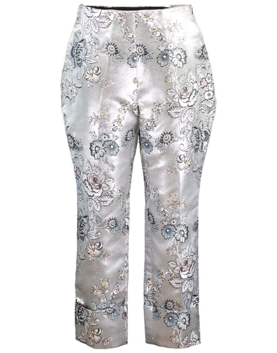 Warner Floral Jacquard Trouser CLOTHINGPANTSLIM FIT ERDEM   