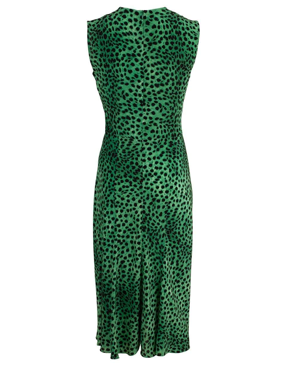 ERMANNO SCERVINO-Sleeveless Leopard Sheath Dress-