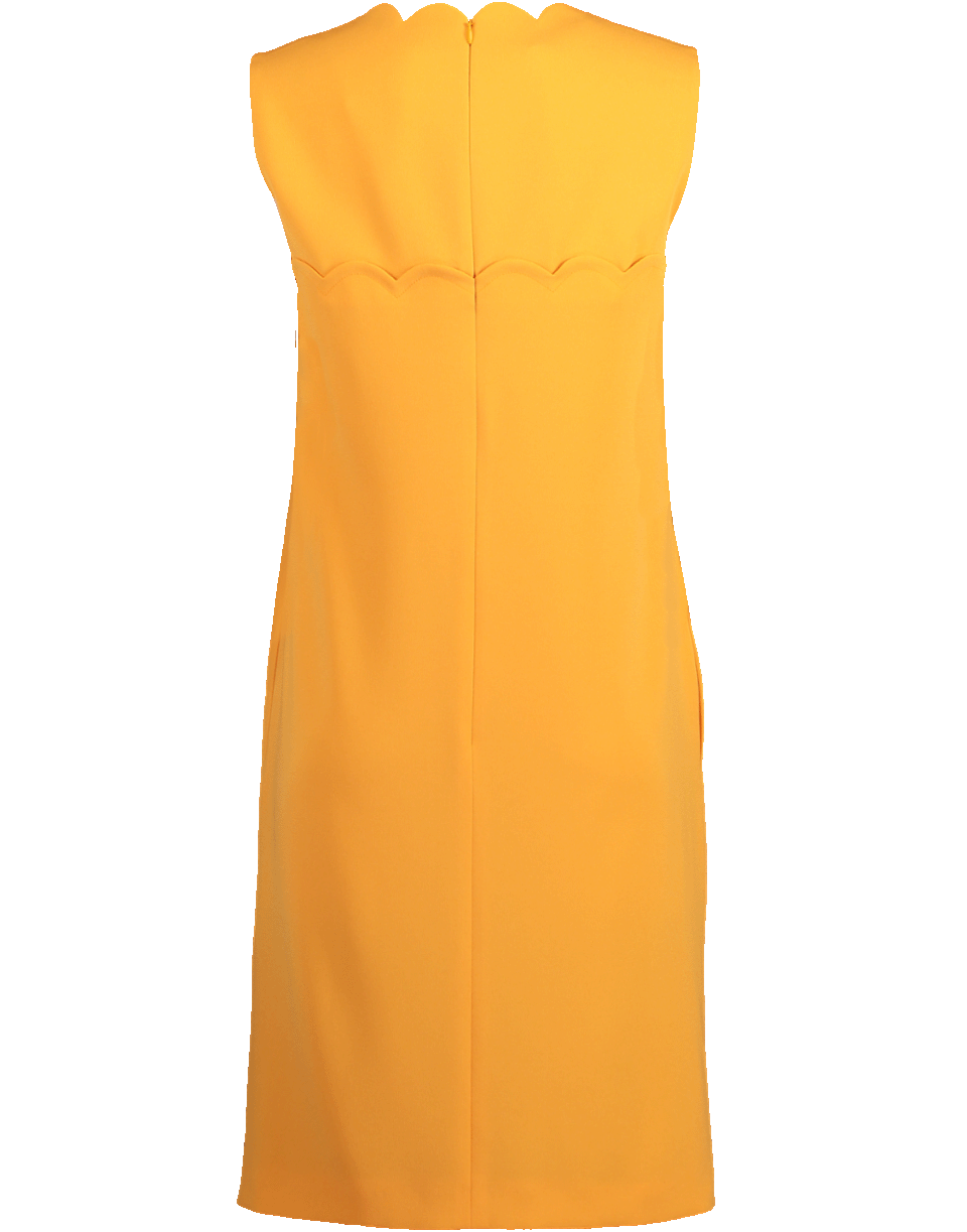 ESCADA-Scallop Neck Dress-