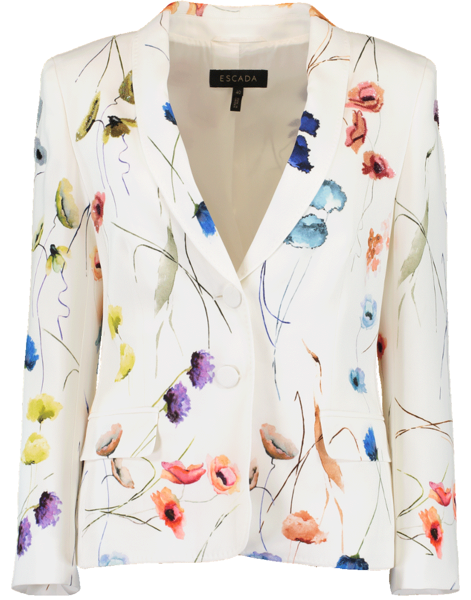 ESCADA-Brikenab Floral Blazer-