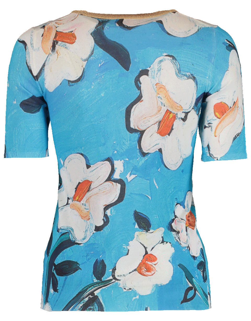 ESCADA-Siemara Floral Print Knit Top-