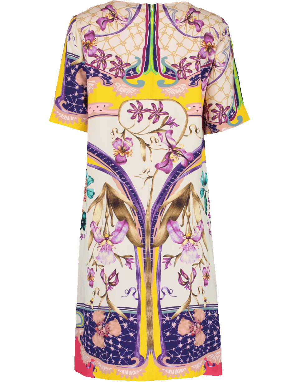 ETRO-Floral Print Shift Dress-