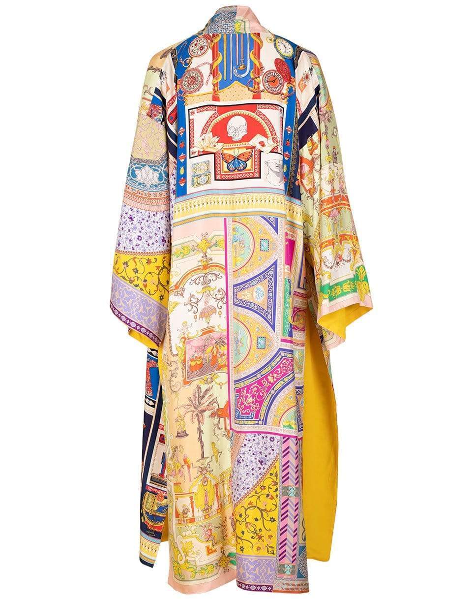 ETRO-Open Front Long Printed Kimono-MULTI