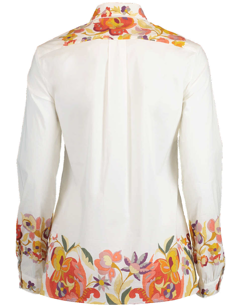 ETRO-Printed Cotton Mini Shirt-