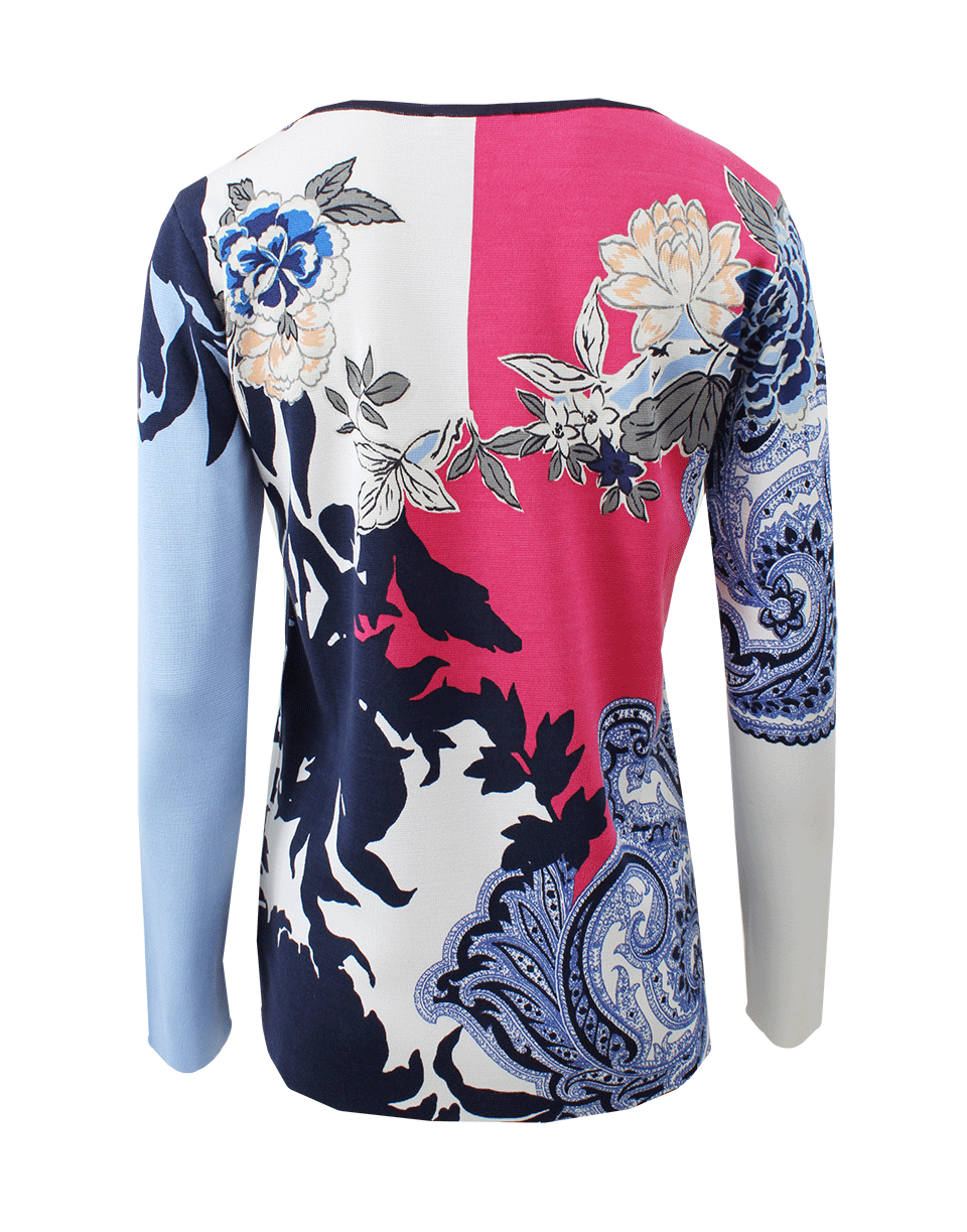 ETRO-Floral Print Sweater-