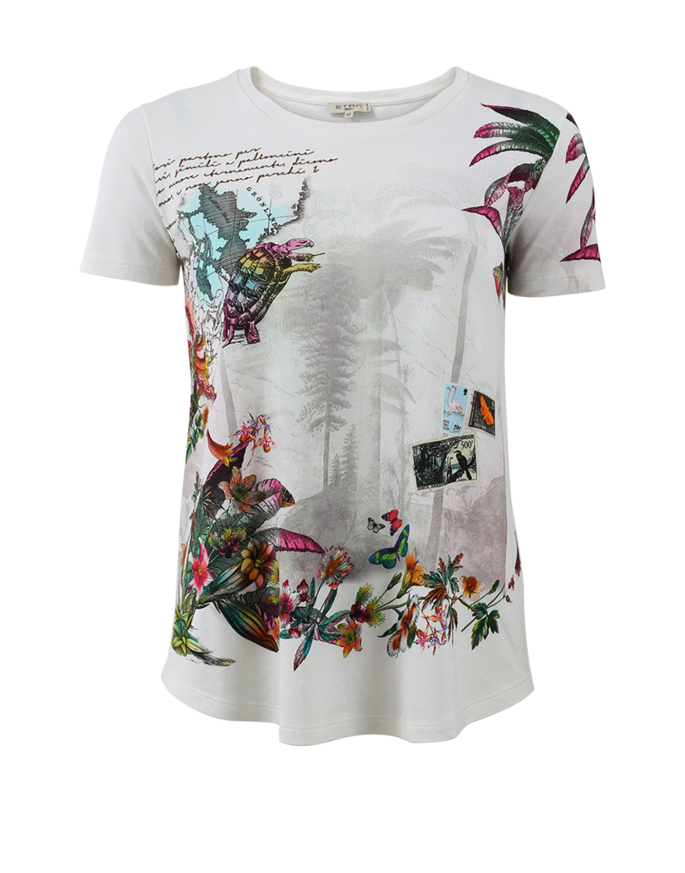 Post Card Print T-Shirt CLOTHINGTOPT-SHIRT ETRO   