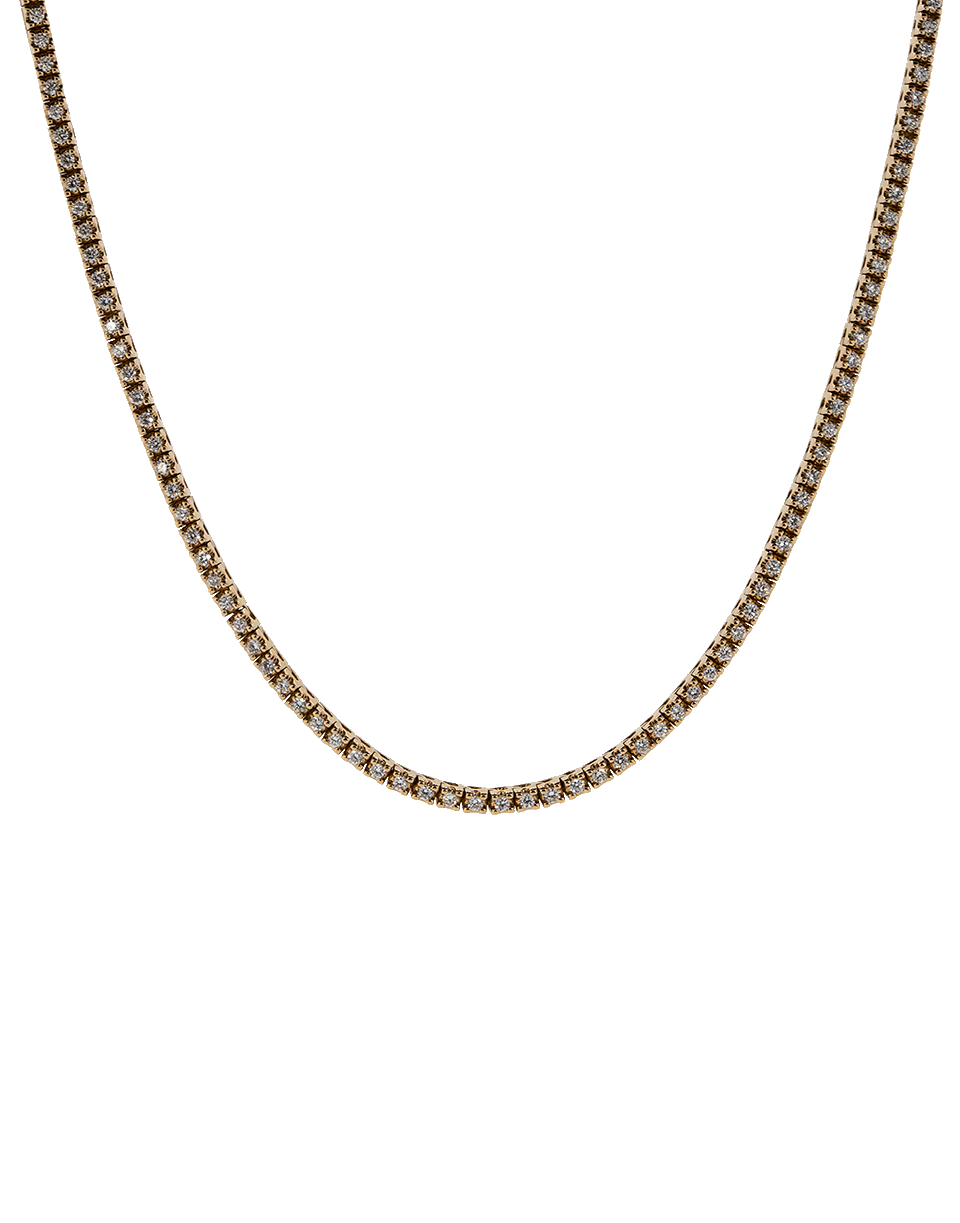 EVA FEHREN-Diamond Pave Line Necklace-ROSE GOLD