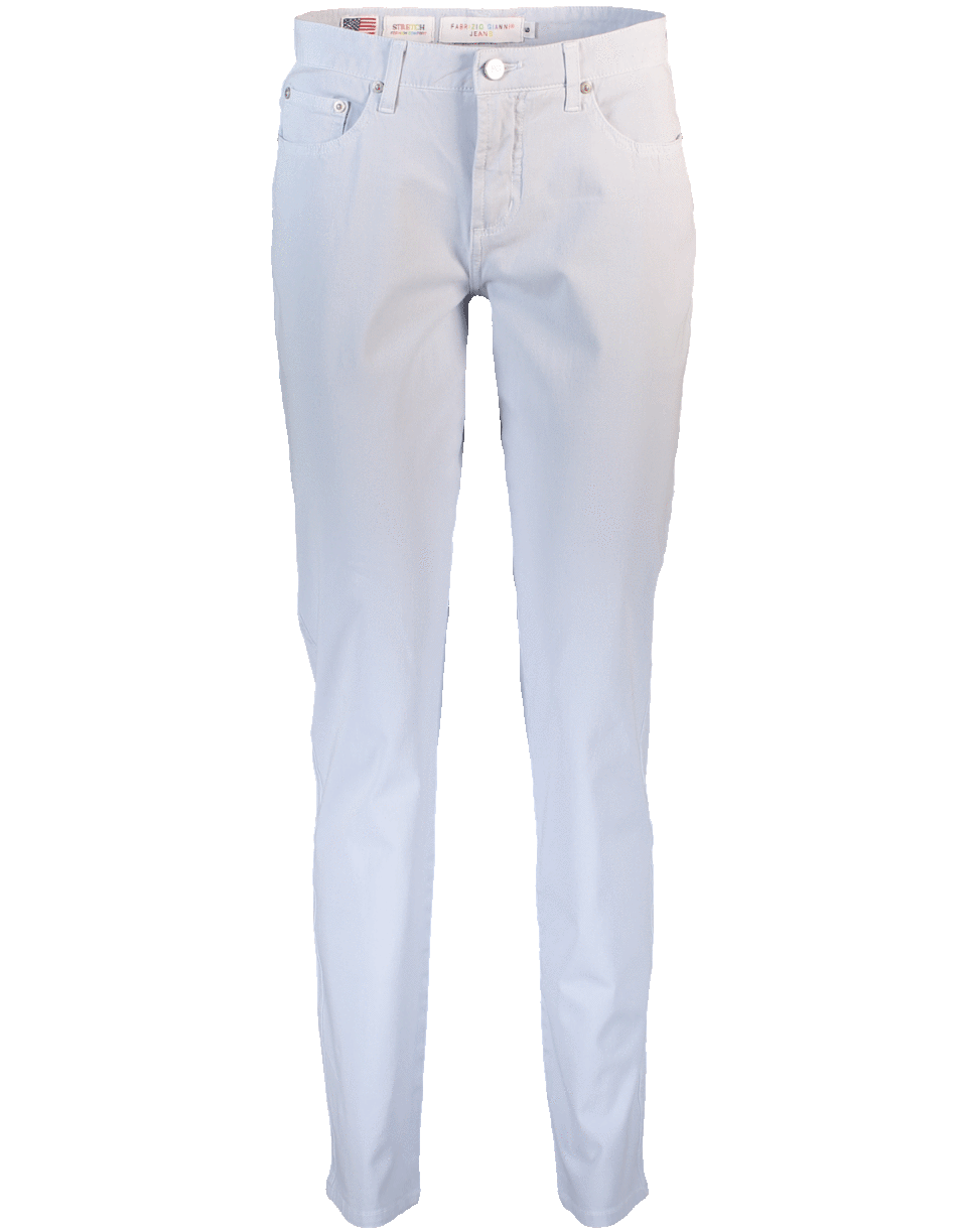 FABRIZIO GIANNI-Five Pocket Garment Dyed Jean-