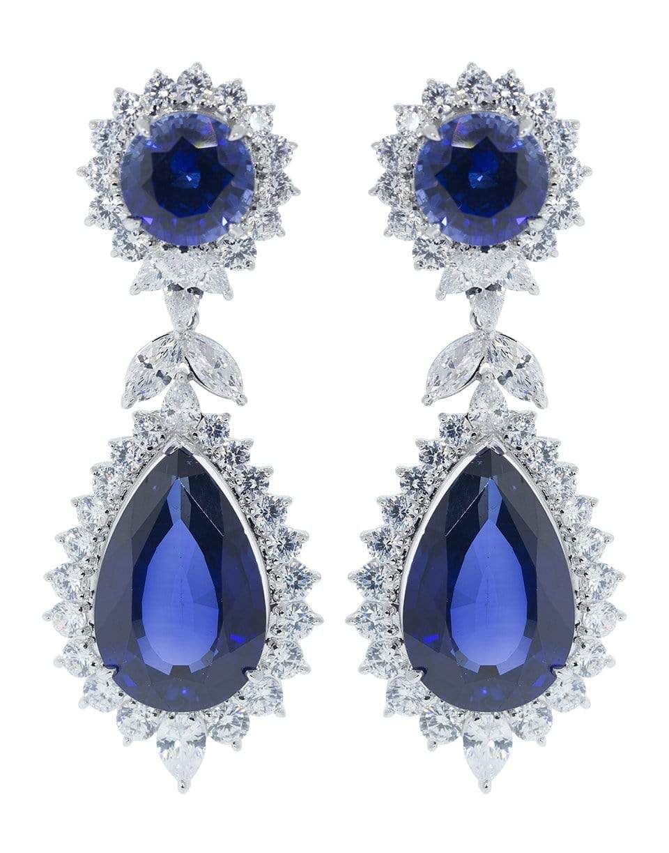 FANTASIA by DESERIO-Cubic Zirconia Marquise Drop Earrings-W VSAPCZ