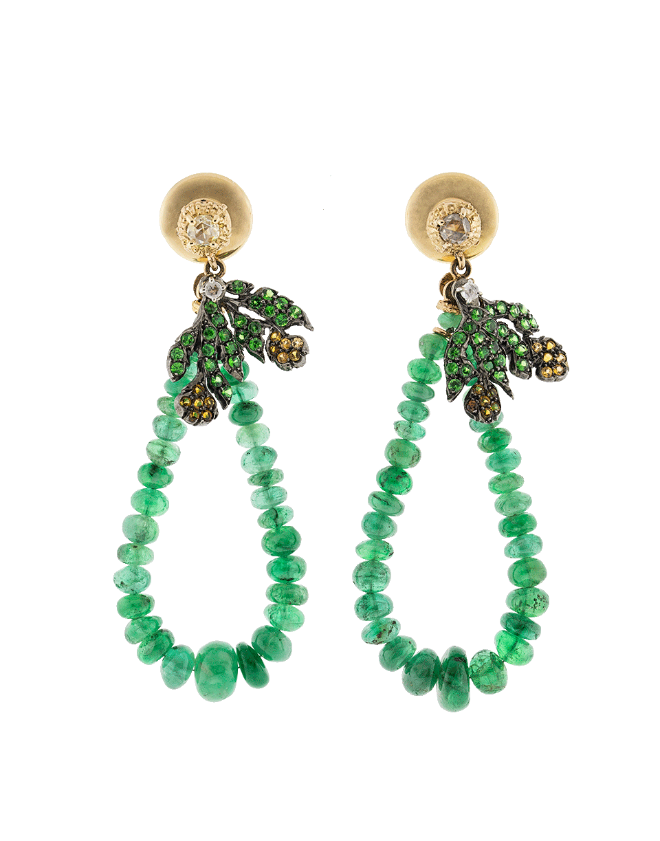 Emerald Bead Earrings JEWELRYFINE JEWELEARRING FEDERICA RETTORE   