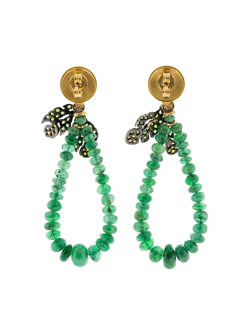 Emerald Bead Earrings JEWELRYFINE JEWELEARRING FEDERICA RETTORE   