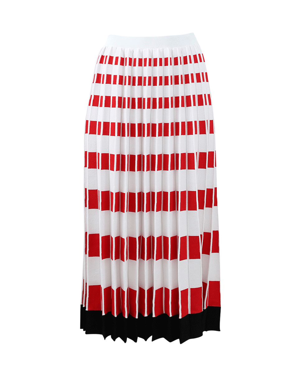 FENDI-Knit Midi Skirt-POPPY