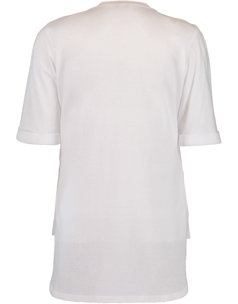 FENDI-Split Side T-Shirt-