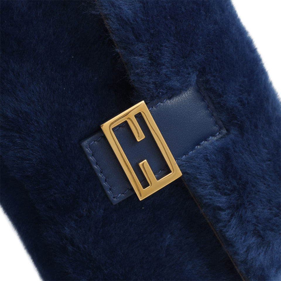 FENDI-Micro Fur Baguette-BLUE