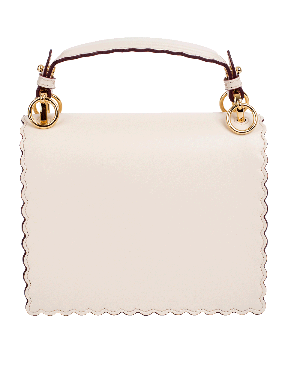 FENDI-Kan I Small Bag With Scallop Chain-CAMELIA