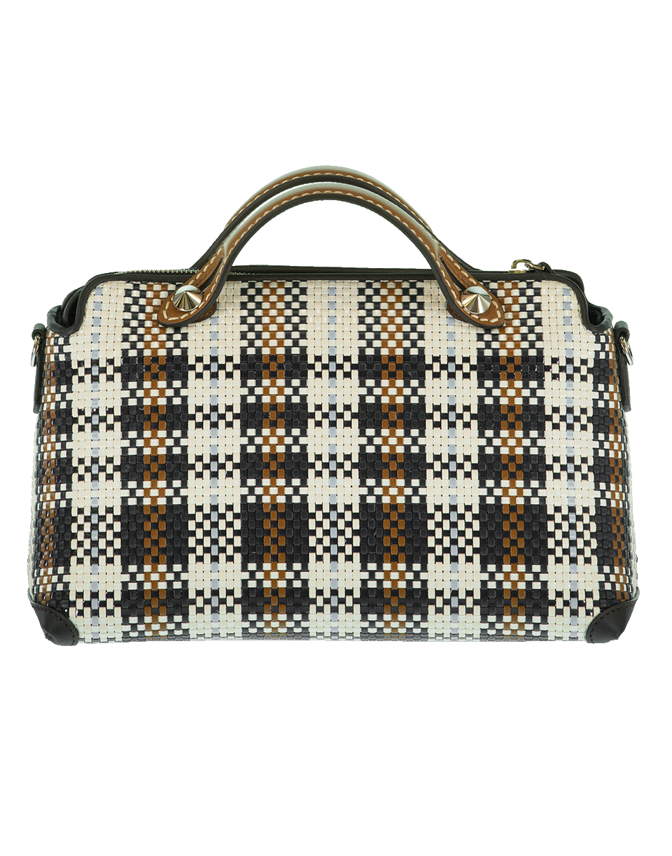FENDI-By The Way Tartan Handbag-CAM/BLK
