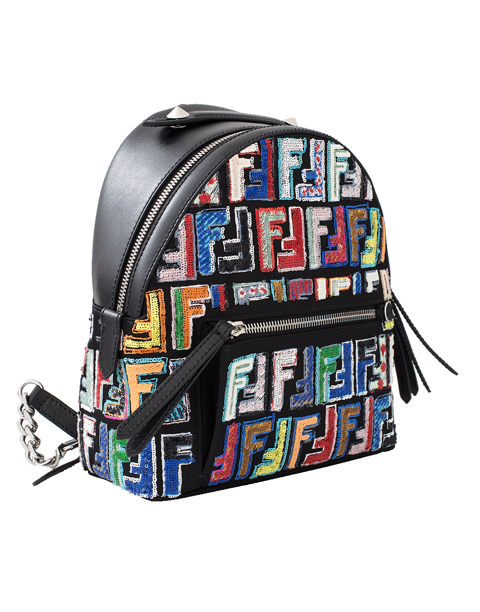 FENDI-Mini Backpack-BLACK