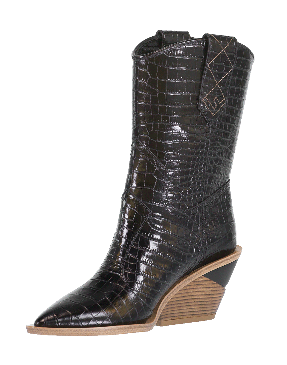 Stamped Crocodile Boot SHOEBOOT FENDI   