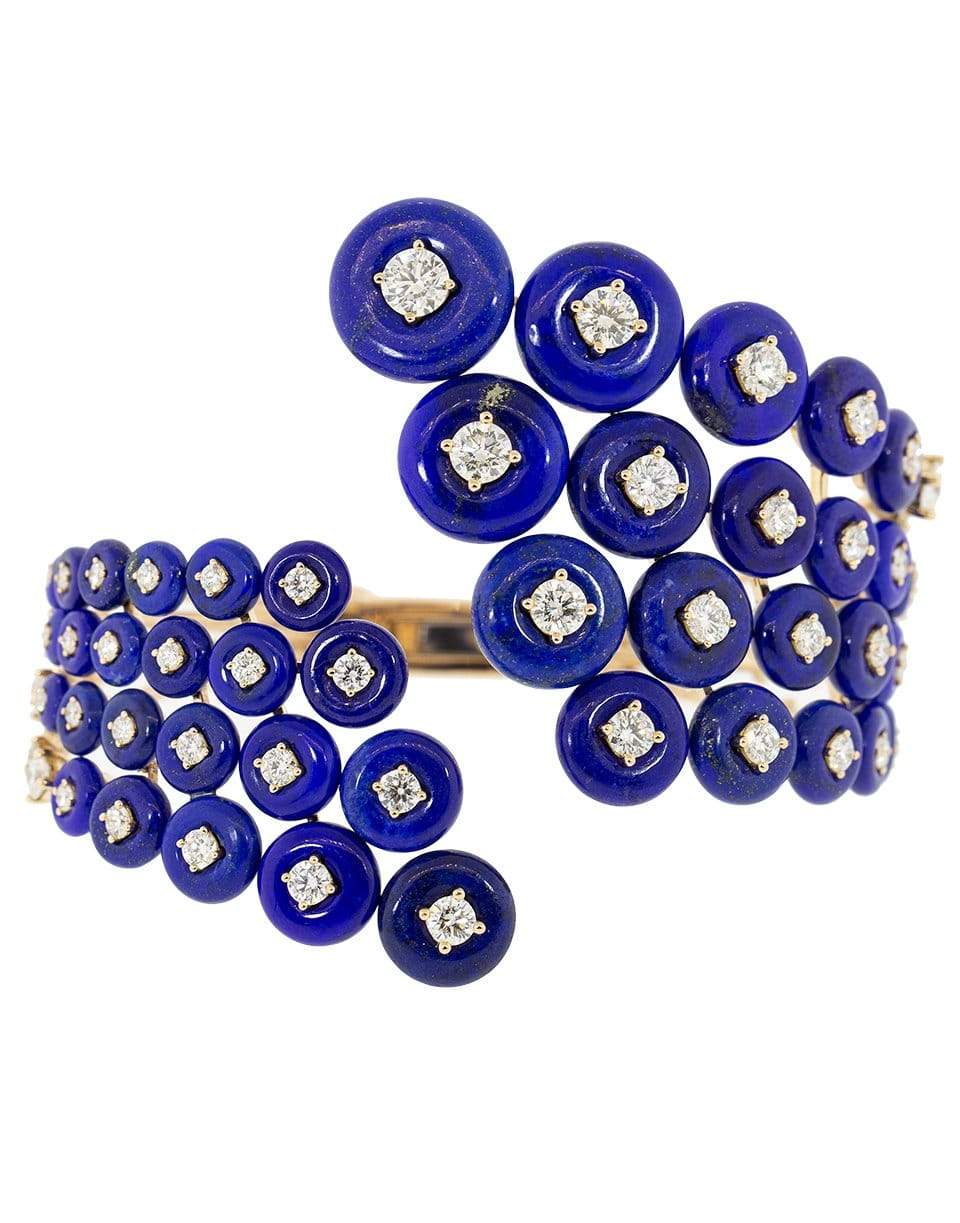 FERNANDO JORGE-Lapis Lazuli and Diamond Comet Bracelet-ROSE GOLD