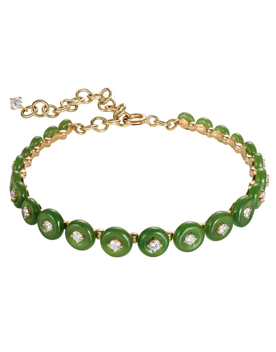 FERNANDO JORGE-Surrounding Small Jade Bracelet-
