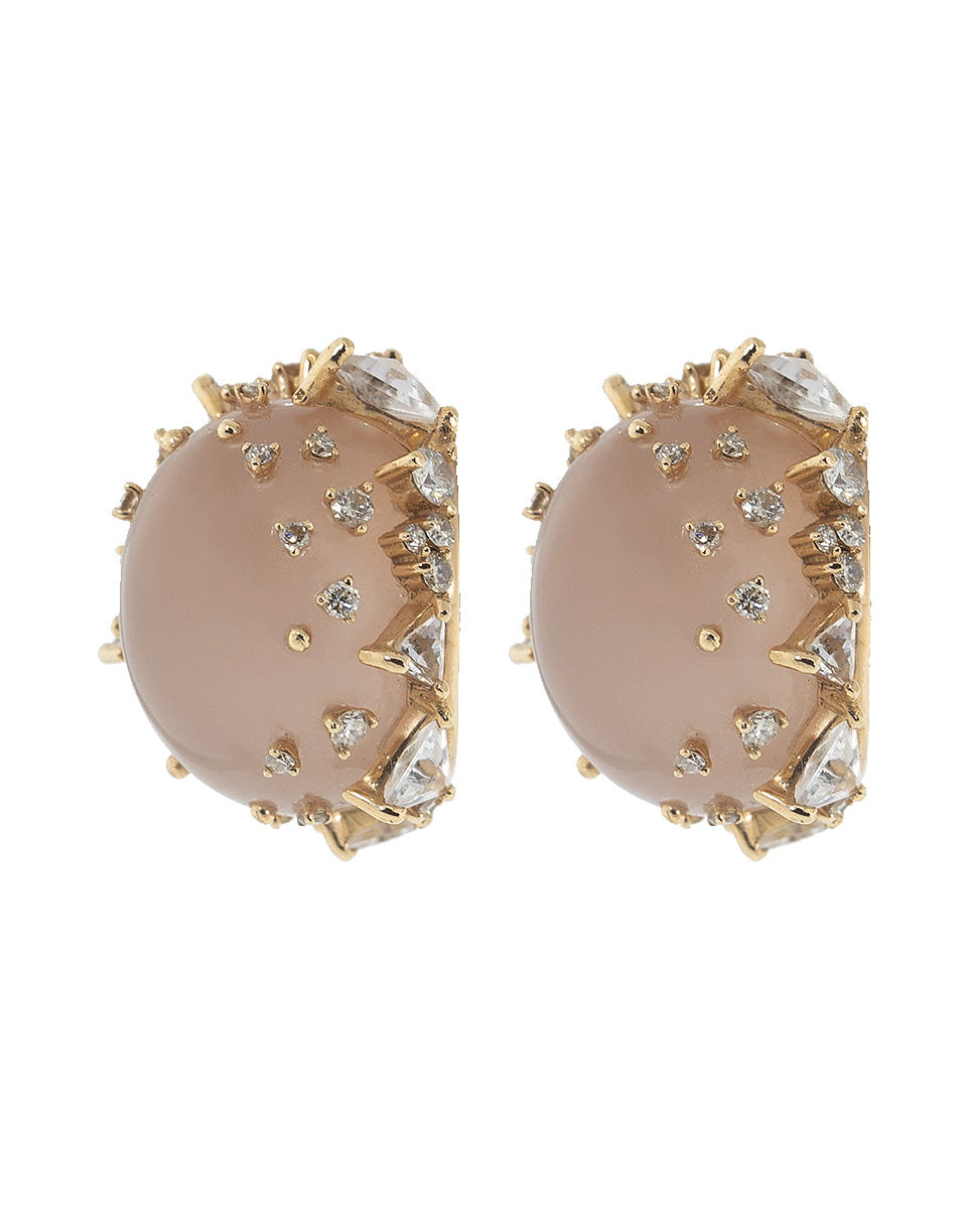 Pink Quartz and Diamond Fusion Earrings JEWELRYFINE JEWELEARRING FERNANDO JORGE   