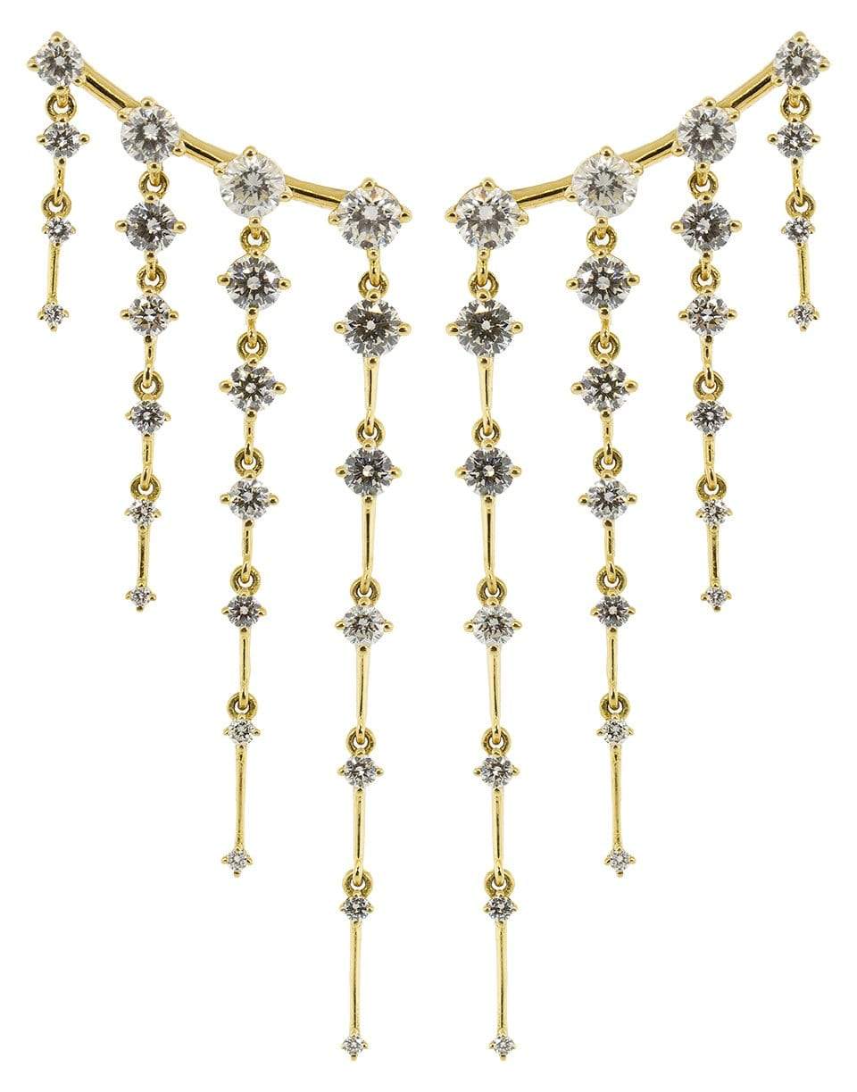 FERNANDO JORGE-Multi Sequence Diamond Earrings-YELLOW GOLD