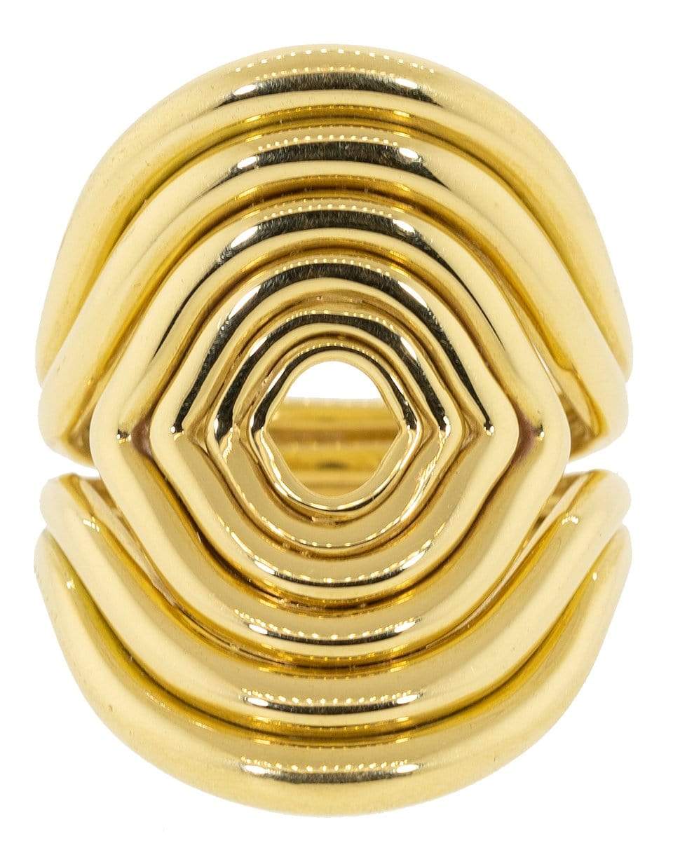 FERNANDO JORGE-Rounded Lines Ring-YELLOW GOLD