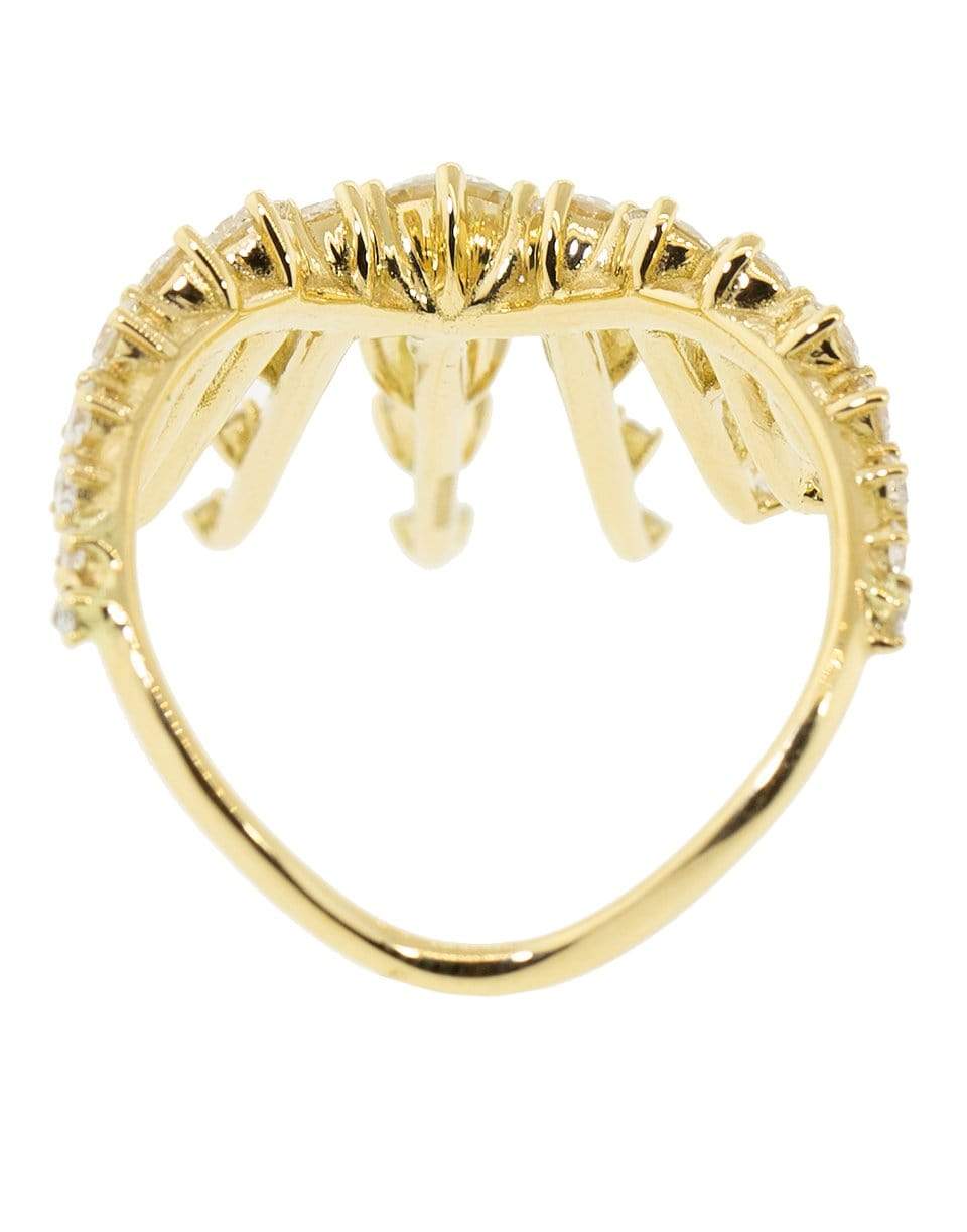 FERNANDO JORGE-Diamond Radiant Ring-YELLOW GOLD