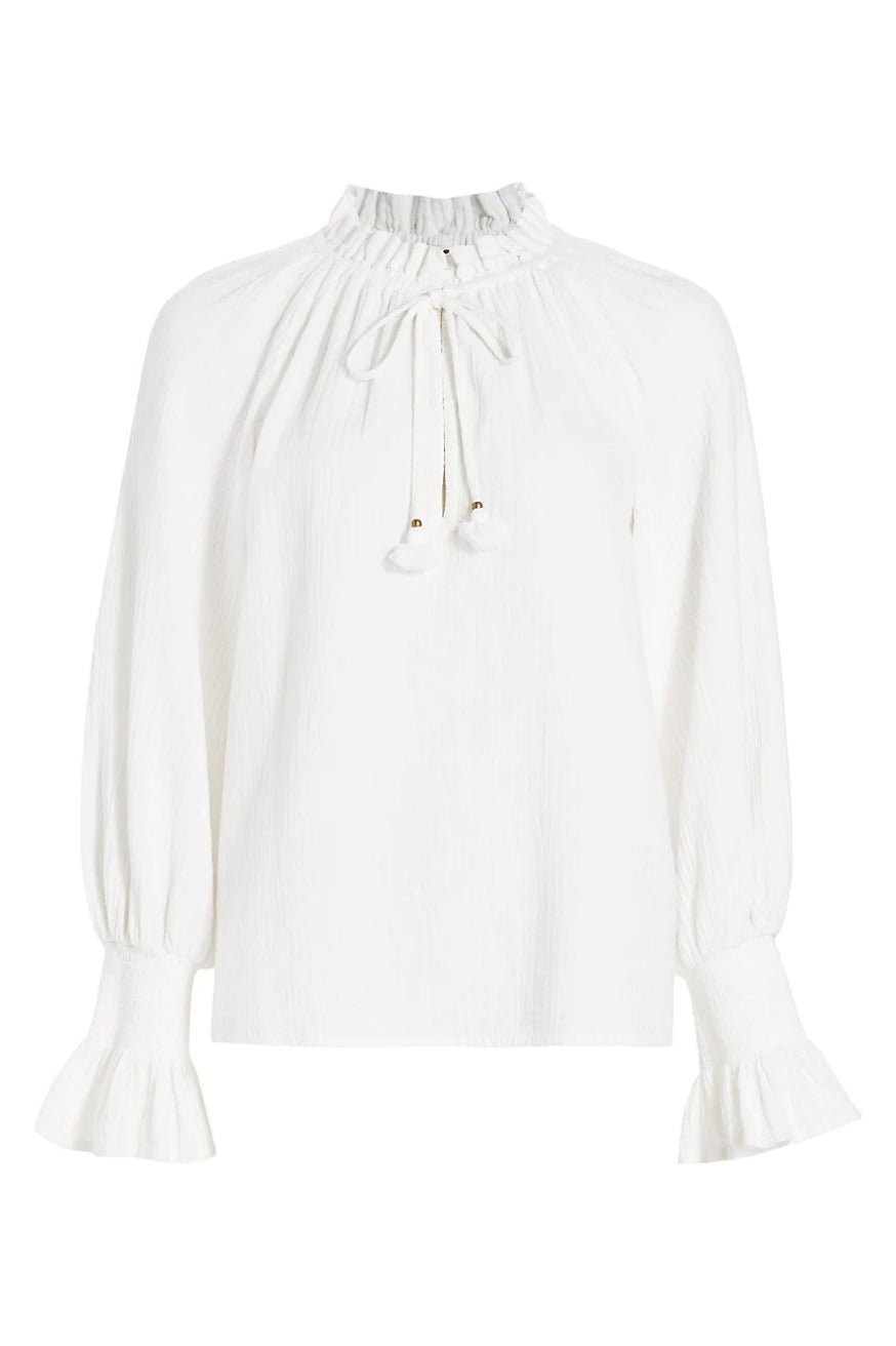 Lianna Top - White CLOTHINGTOPBLOUSE FIGUE   
